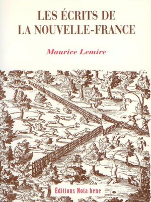 cover image of Les écrits de la Nouvelle-France